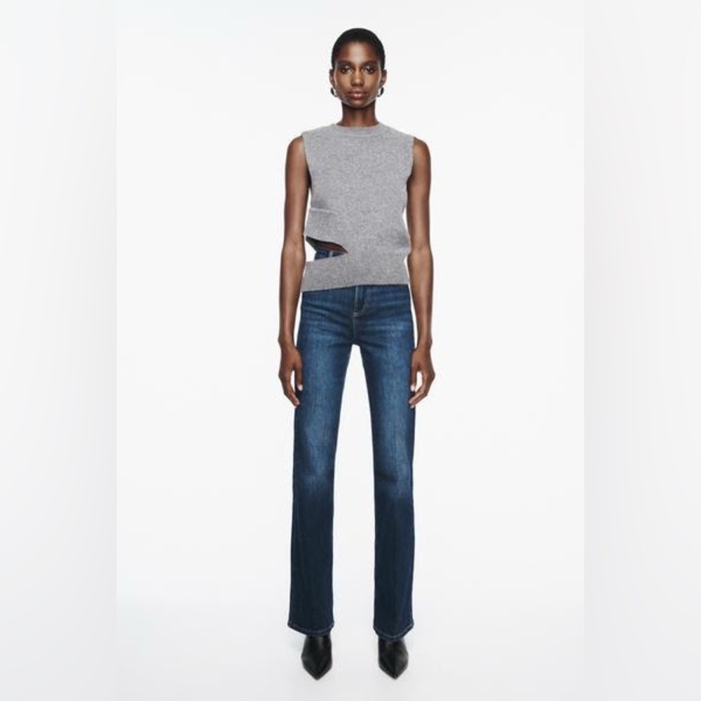 NWT Zara Dark Blue Flare Women's Jeans